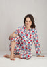 Women's Handblock Pyjama Set Genda